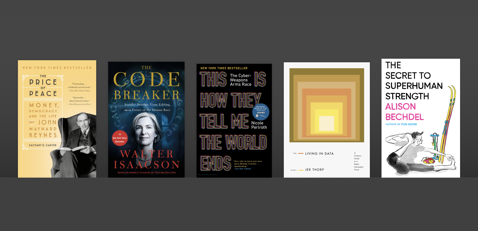 Book covers for the recommended books