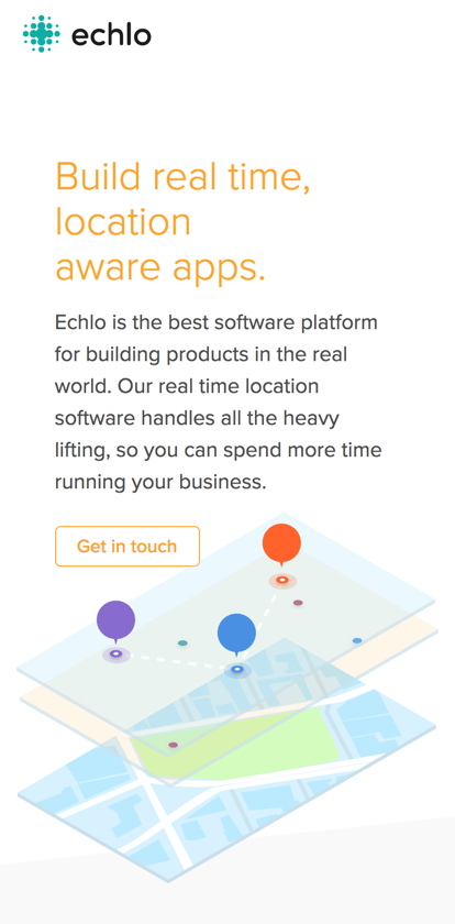 Echlo website screenshot